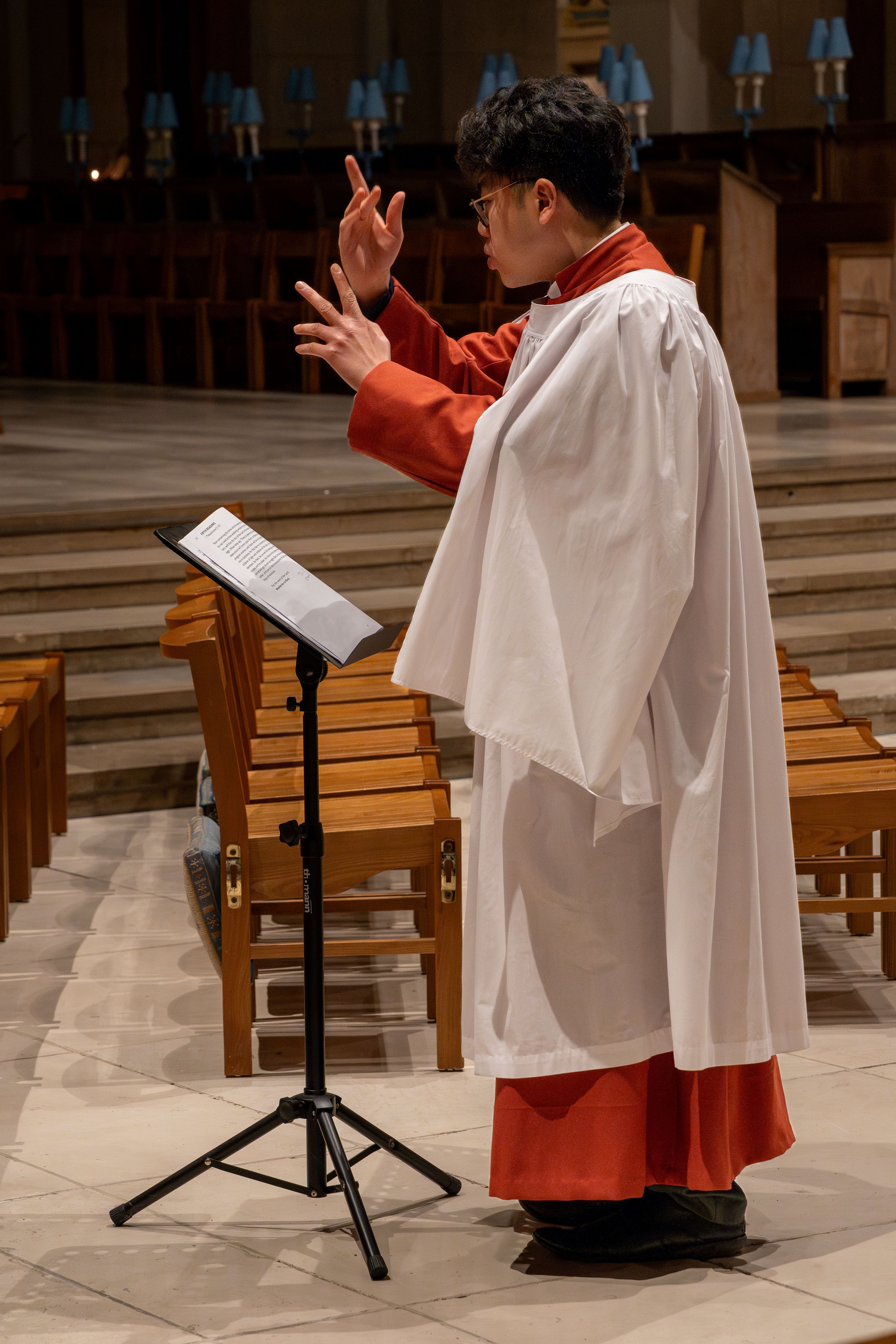 Jeremy conducting